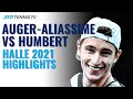 Dramatic Auger-Aliassime vs Humbert Battle! | Halle 2021 Highlights