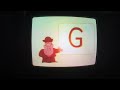 Sesame Street Letter F Frankfurters Fur Feathers G Gallop Gorilla H Horse Alphabet Letters 1999
