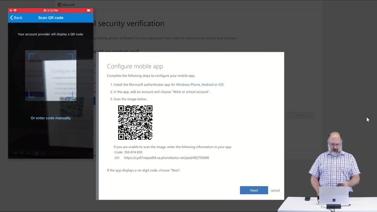 Set up and Sign in as an End User with MFA