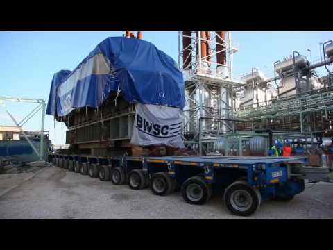 SABA - KOCAMAN TRANSPORT 10 X 320 MTONS DIESEL ENGINES TRANSPORT IN LEBANON