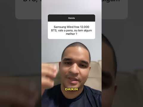 Vídeo: Samsung Wind Free 12.000 BTUs: vale a pena? Análise