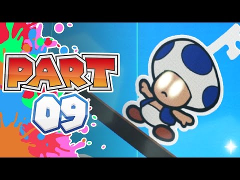 Paper Mario Color Splash 100% Walkthrough - Part 9 - Bloo Bay Beach Mini Star