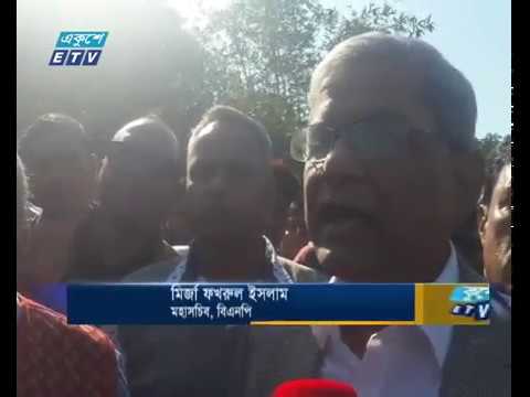 মির্জা ফখরুলের গাড়ি বহরে হামলার অভিযোগ