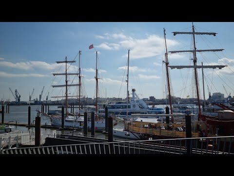 🇩🇪4K Hamburg Germany Virtual Walk  Hafencity🇩🇪