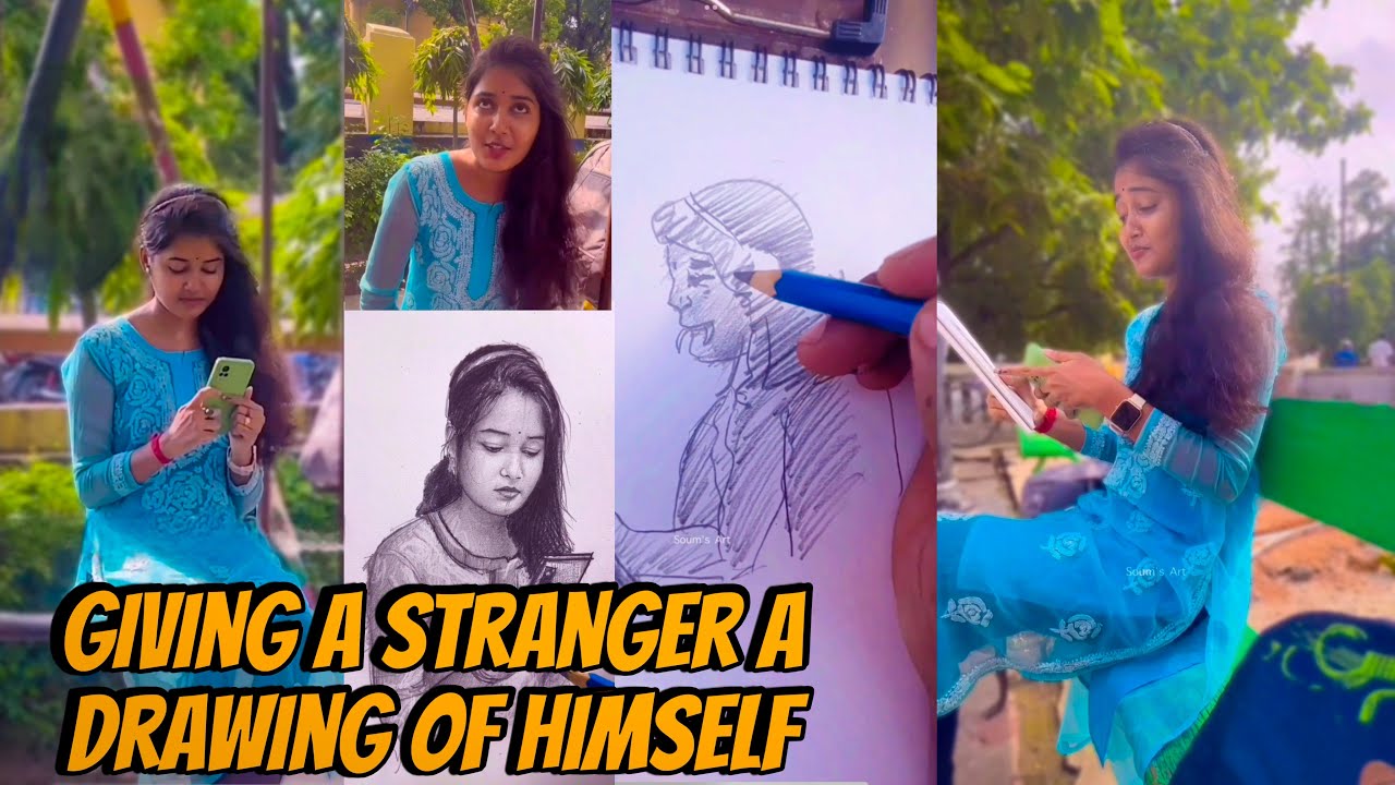 Drawing Prank With Stranger Girl 😍 | Wait For her Reaction 😝 