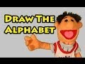 Vids4kids Tv Draw The Alphabet With Timmy Uppet
