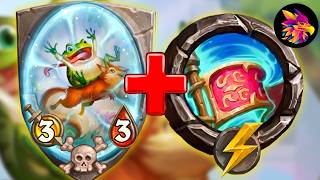 Frog in Fly The Flag anomaly! | Hearthstone Battlegrounds