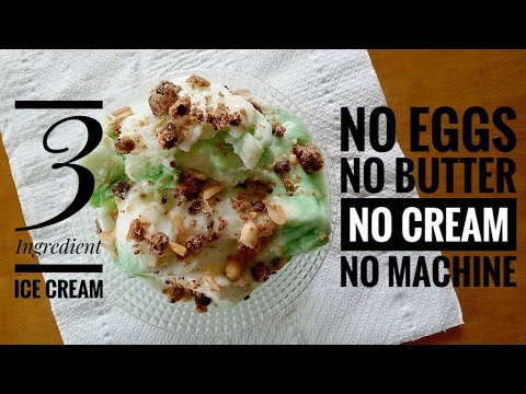 3 Ingredient ICE CREAM Recipe //Easy Homemade Deserts -- Theme 🇳🇬