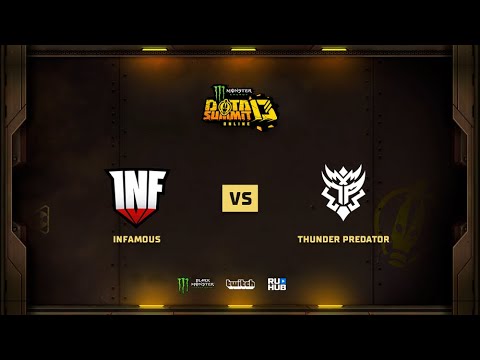 Infamous vs Thunder Predator, Monster Energy DOTA Summit 13: NA, bo2, game 2 [Mila]