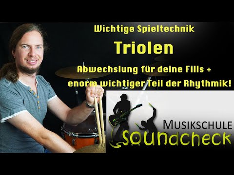 Triolen am Schlagzeug / Rhythmuspyramide - verstehe die Zusammenhänge der Notenwerte am Drumset!