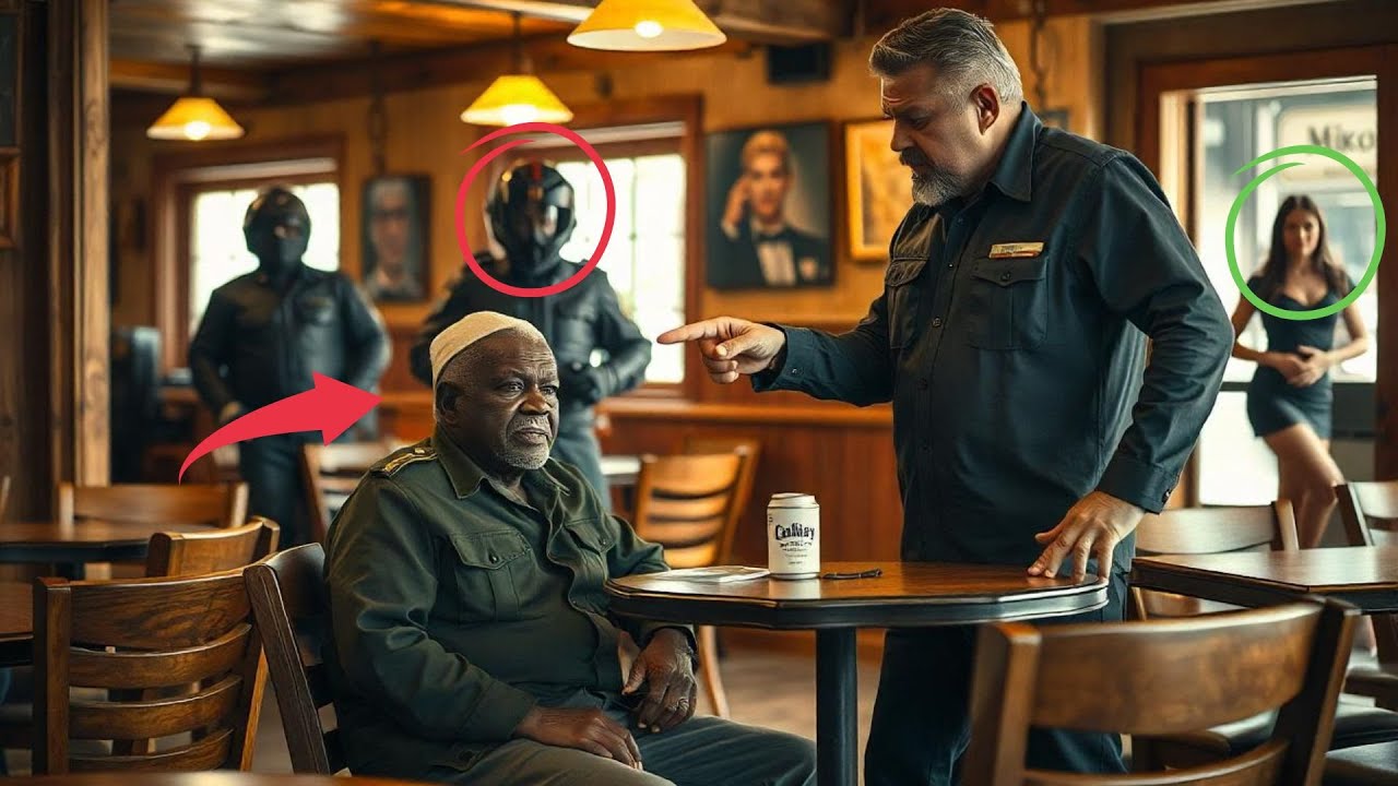 Racist Café Owner Kicks Out Black Veteran, What the Bikers Did Next Shocked Everyone