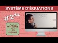 Résoudre un système par substitution (1) - Seconde