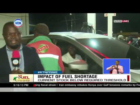 Residents based in Nyeri express frustrations felt in the country linked to the fuel shortage crisis