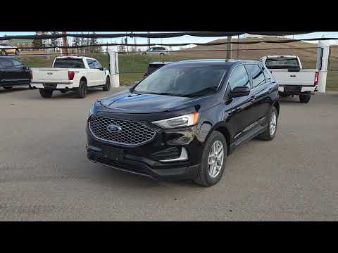 2024 Ford Edge SEL AWD in Black for sale at CSL Ford Sales in Cardston, AB
