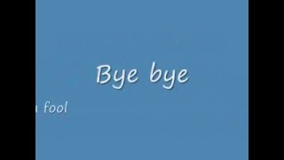Bye Bye Bye Lyrics