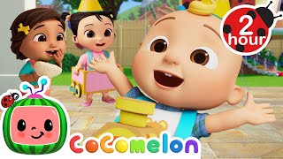 All Aboard the Birthday Train! 🚂🎂 | Cocomelon Songs and Nursery Rhymes | Moonbug Kids - Fun Zone