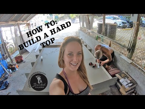 How To: Build a Fibreglass Hard Top for a Hurricane Damaged Catamaran Pt1 (S2 E15)