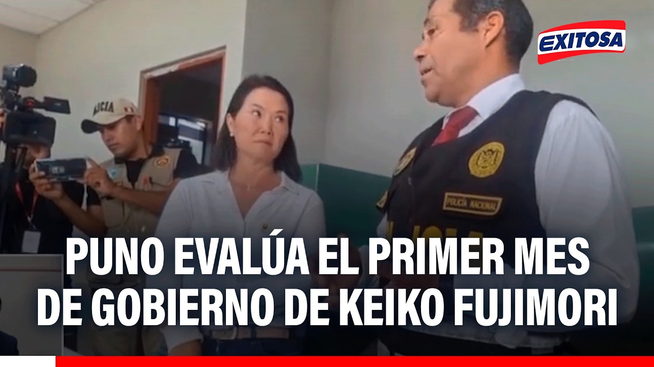 🔴🔵 Puno evalúa el primer mes de Gobierno de Keiko Fujimori