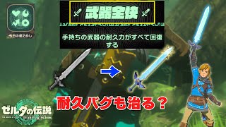 【新要素】運試しの当たり効果『武器全快』で、バグにより壊れていたマスターソードの耐久は回復するのか【ゼルダの伝説 ティアーズ オブ ザ キングダム】