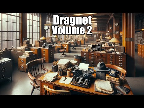 Dragnet Vol 2 - NOW FEWER ADS - 8+ hrs #otr #blackscreen #detective #crime #dragnet