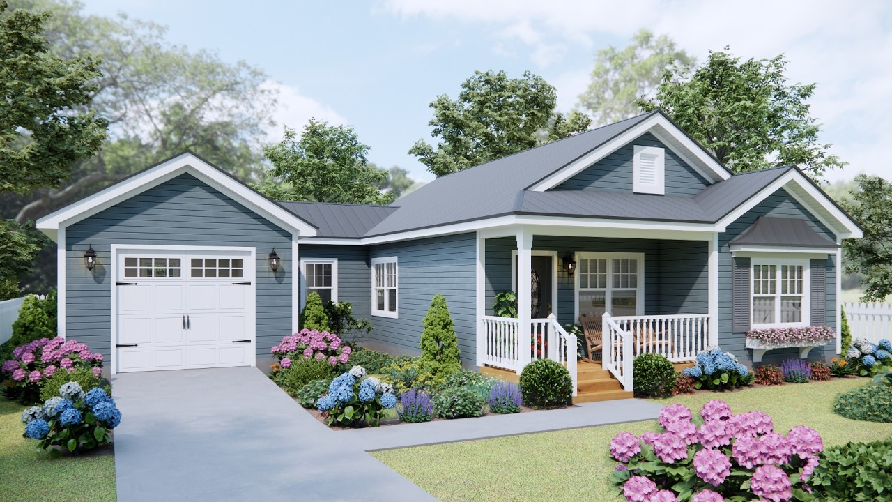 Perfect 2 Bedroom Country Small House | Warm, Simple, and Functional