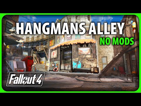 Fallout 4 - Rebuilding Hangman's Alley (No Mods)