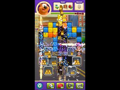Toon Blast Level 6386 - NO BOOSTERS 🐻🐺🐱 | SKILLGAMING ✔️