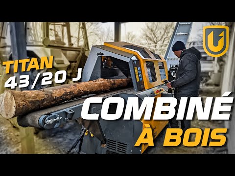 Combiné scieur fendeur Uniforest 45/20J - Scie et fendeuse pour bûches jusqu'à 43cm de diamètre et 20 tonnes de force_7