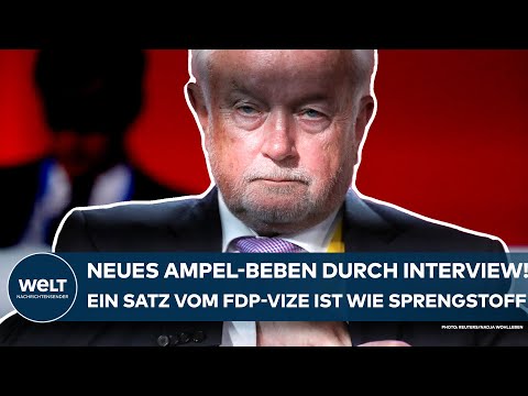 Video Thumbnail: WOLFGANG KUBICKI: Neues Ampel-Beben durch Interview! Ein Satz vom FDP-Vize ist wie Sprengstoff