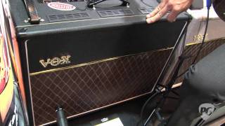 Video thumbnail for Summer NAMM '11 - Vox Amplifiers AC15C2 Twin Demo by Premier Guitar