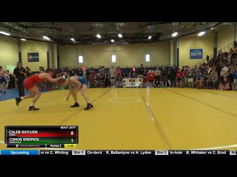 Cadet Men 120 Caleb Rathjen Iowa Vs Conor Knopick Nebraska