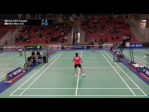 Match point - Abigail Holden vs Wen Chi Hsu - WS, SF - Hungarian Int. C'ships 2021