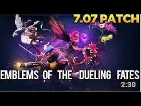 Dota 2 7.07 Patch - IMMORTAL BUNDLE! Emblems of the Dueling Fates!