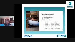 Goodwill Columbus Workforce Development: Show Your Best Self with Indeed Resume