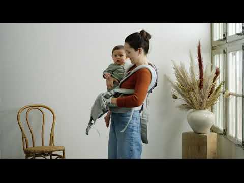BABYBJORN nešioklė HARMONY 3D Mesh, sidabrinė, 088004 video