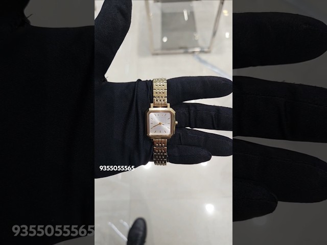 Vídeo relacionado con Armani Exchange Orologio da donna, Movimento cronografo al quarzo e cassa da 36 mm con cinturino in acciaio inossidabile, Tono plateado y tono oro rosa