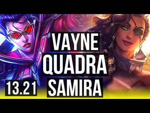 VAYNE & Nautilus vs SAMIRA & Leona (ADC) | Quadra, 2.6M mastery, Legendary | EUW Master | 13.21
