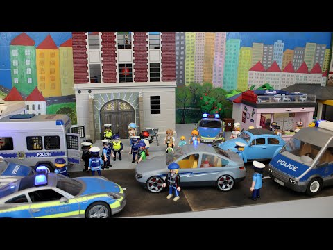 Playmobil Familie Rauter - Die Diebe werden befreit - Polizei Kinderfilm