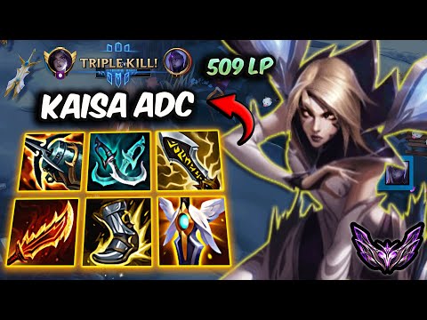 Kaisa vs Ashe ADC ( TripleKill ) Korea Master 509 LP | Patch 25.24