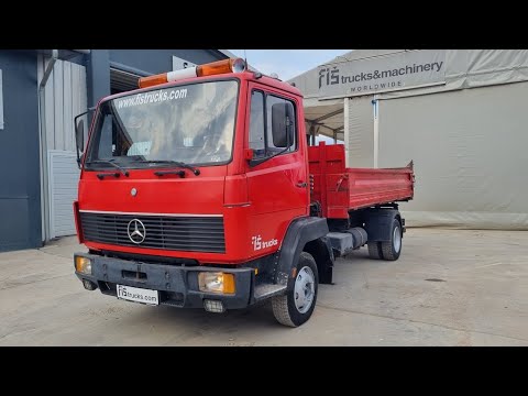 MERCEDES BENZ 814 4x2 tipper + crane - FIŠ TRUCKS SLOVENIA