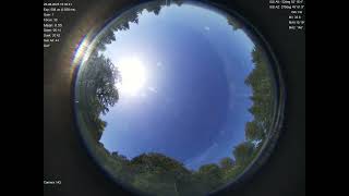 All sky camera capture from Poiana Rusca Mountains, Romania 2025-08-29