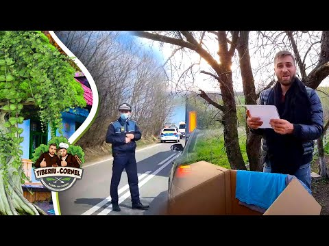 The police stopped us on the road and we opened the package from America ⚡ Tiberiu and Cornel