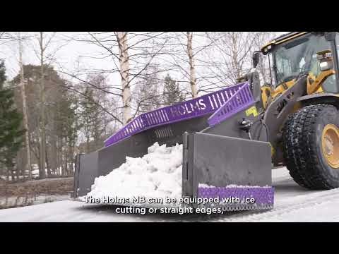 Holms Multibucket MB - The new snow wing bucket from Holms Attachments! #snöröjning #snowclearing