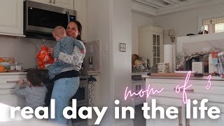 REAL DAY IN THE LIFE OF A STAY AT HOME MOM | mom of 3
