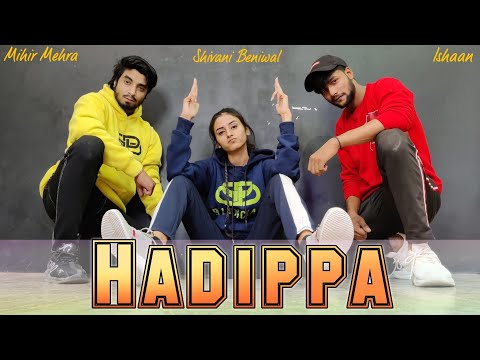 Remix : Hadippa Dance Cover | Shivam X Mihir X Shivani | Basic Choreography | Nsquare Dance Studio