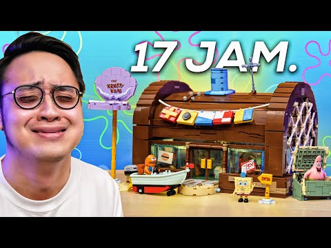 17 JAM BIKIN KRUSTY KRAB DI DUNIA NYATA ☺️