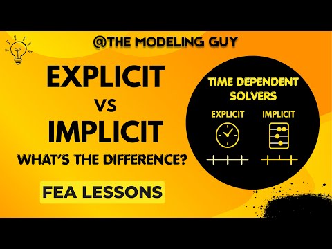 What Are Implicit And Explicit Fea Analysis