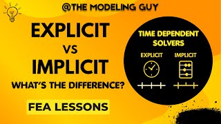 Explicit vs Implicit Solvers in FEA