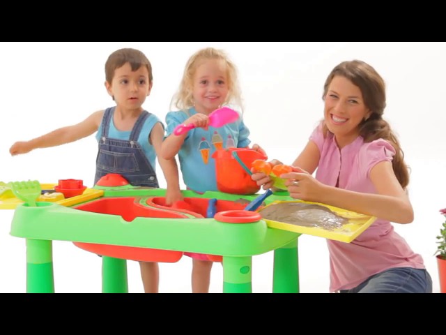 Vídeo relacionado con Mesa de Agua para Niños, Diealles Shine Versátil Mesa de Arena y Agua, Water Table Juguetes de Verano al Aire Libre para Niños y Niñas