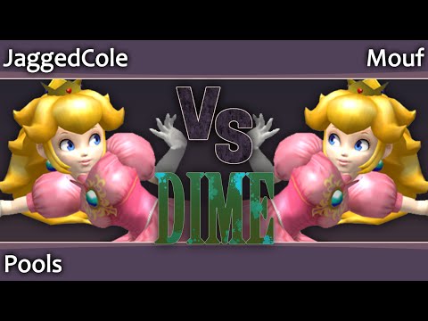 DIME13 Melee - JaggedCole (Peach) vs Mouf (Peach) - Pools